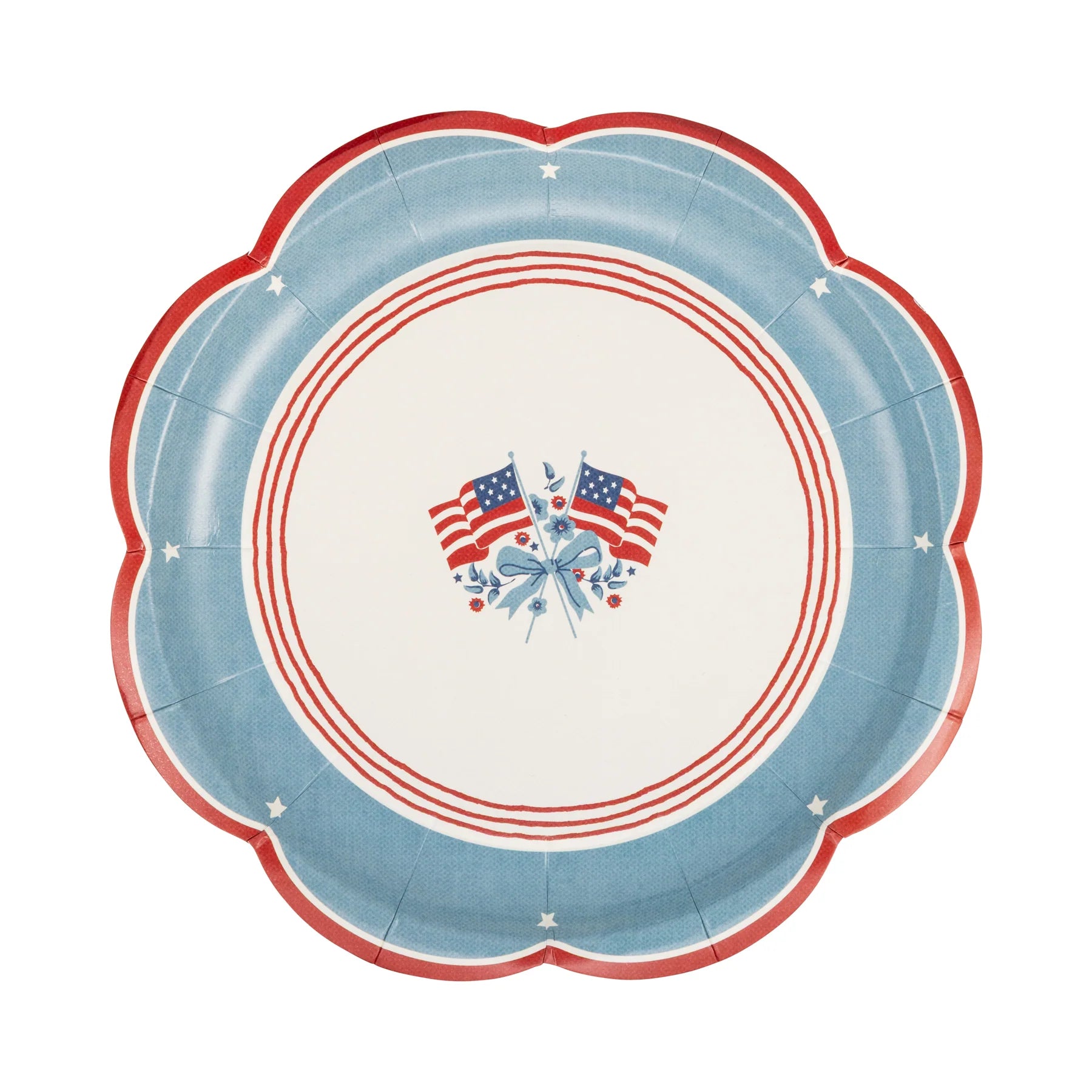 Flag Paper Plate - 8"