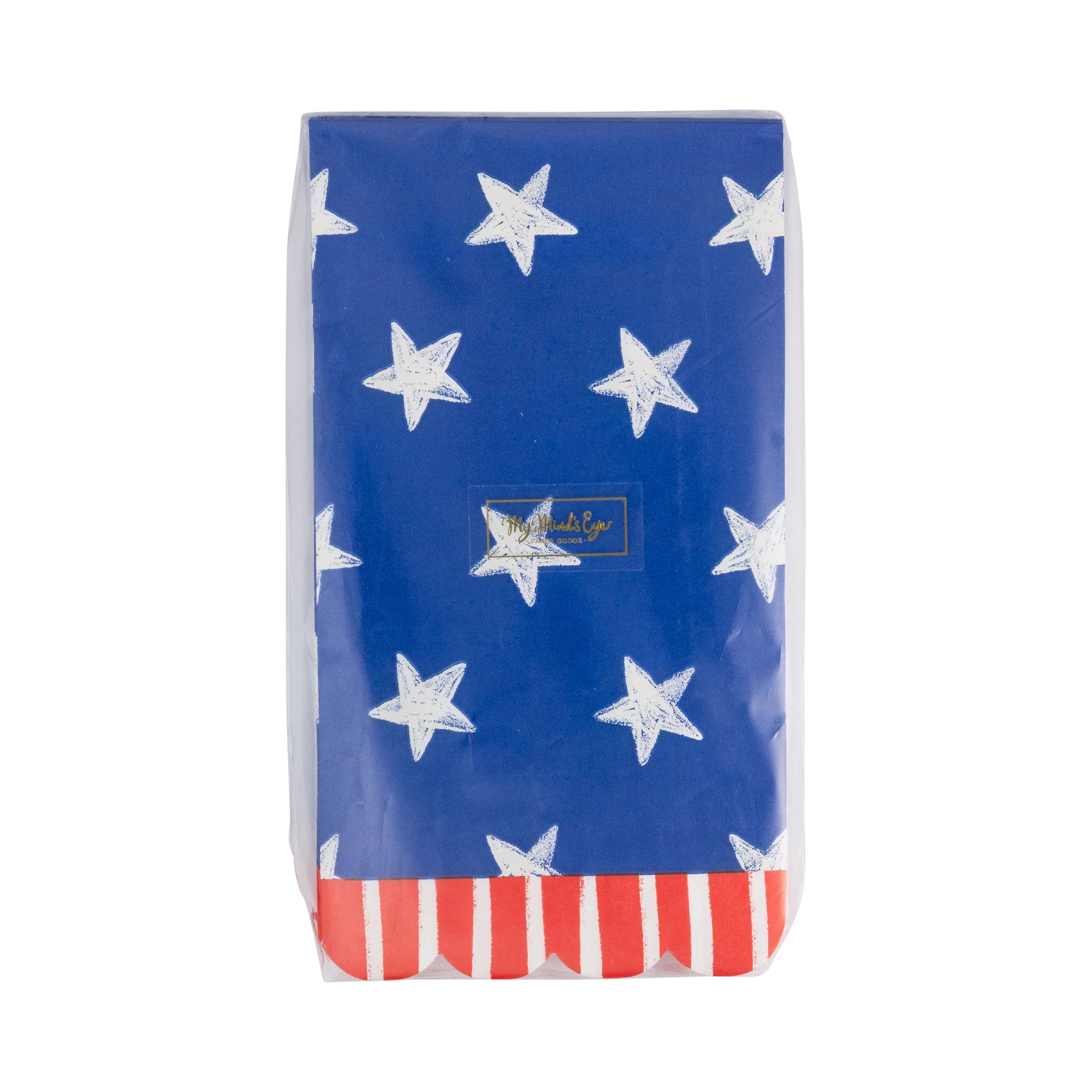 Blue Stars Paper Dinner Napkin
