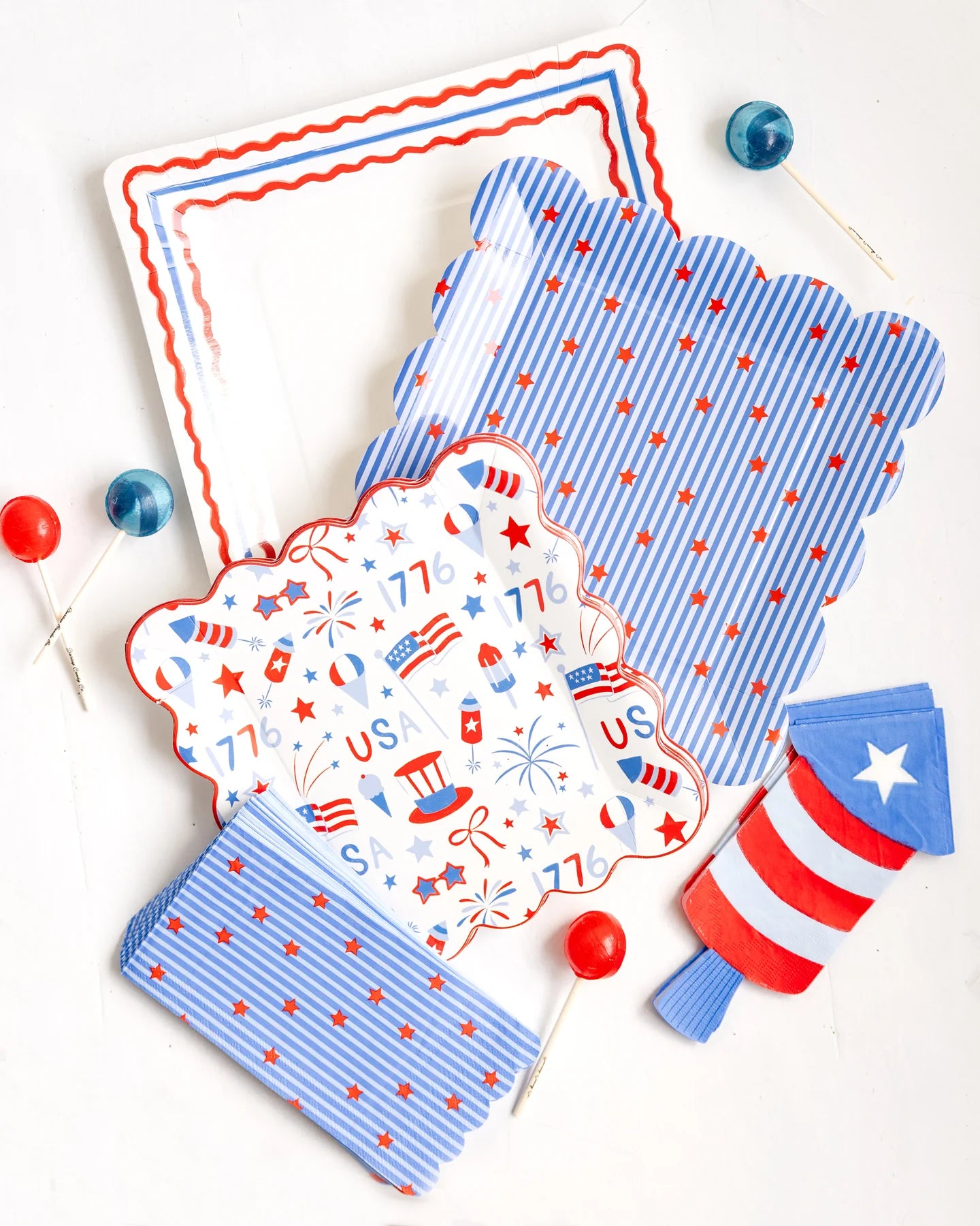Firecracker Shaped Paper Napkin