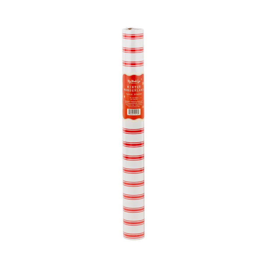 Red Striped Table Runner